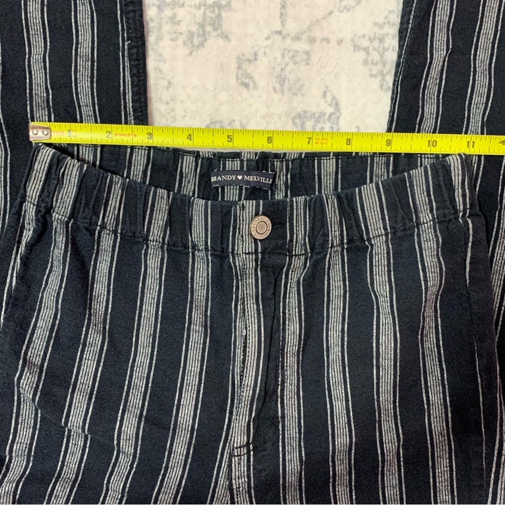 Brandy Melville High-Waisted Striped Pants - Picture 5 of 8